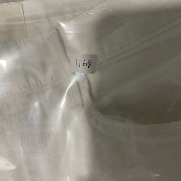 MOTHER The Weekender Totally Innocent White Flare Jeans Women Size 31 - Picture 12 of 12